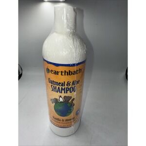 Earthbath Oatmeal Aloe Shampoo Vanilla Almond (16 fl. oz.) Concentrated NEW